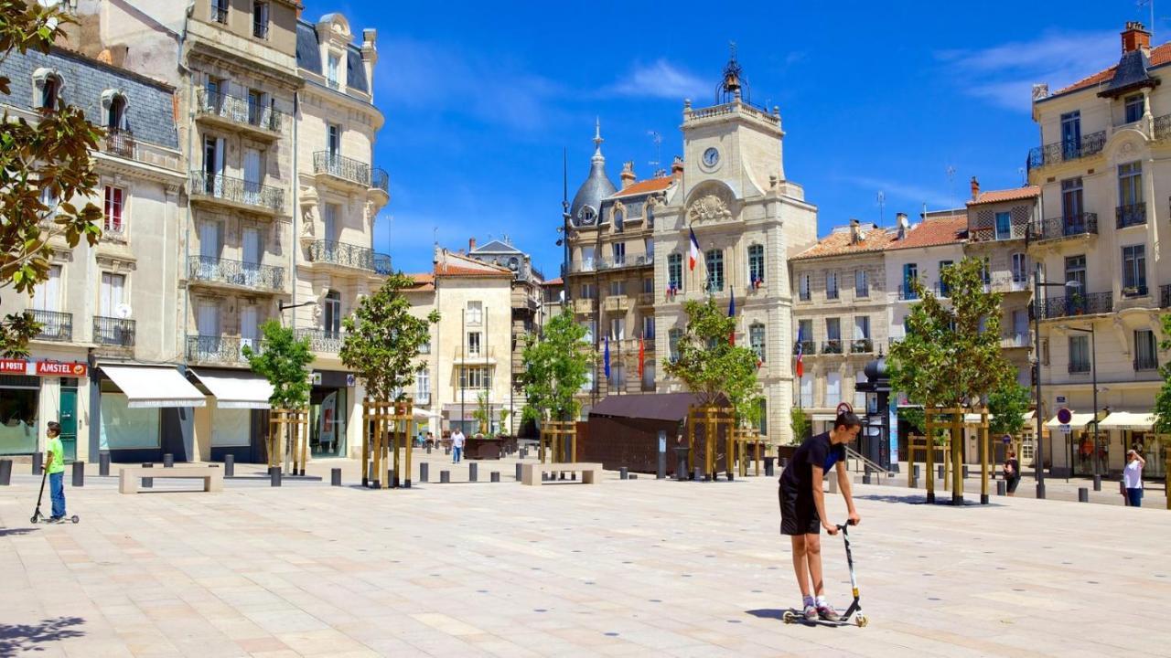 "Evasion"-Meuble De Tourisme 3 Etoiles -Residence "Les Logis De Beziers"-Garage Optionnel-Coeur De Ville-Plages A 16Km ! Εξωτερικό φωτογραφία